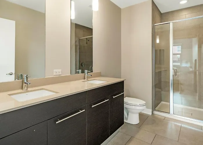 Landing Modern 2Bd Gym Rooftop Lounge Appartement Chicago